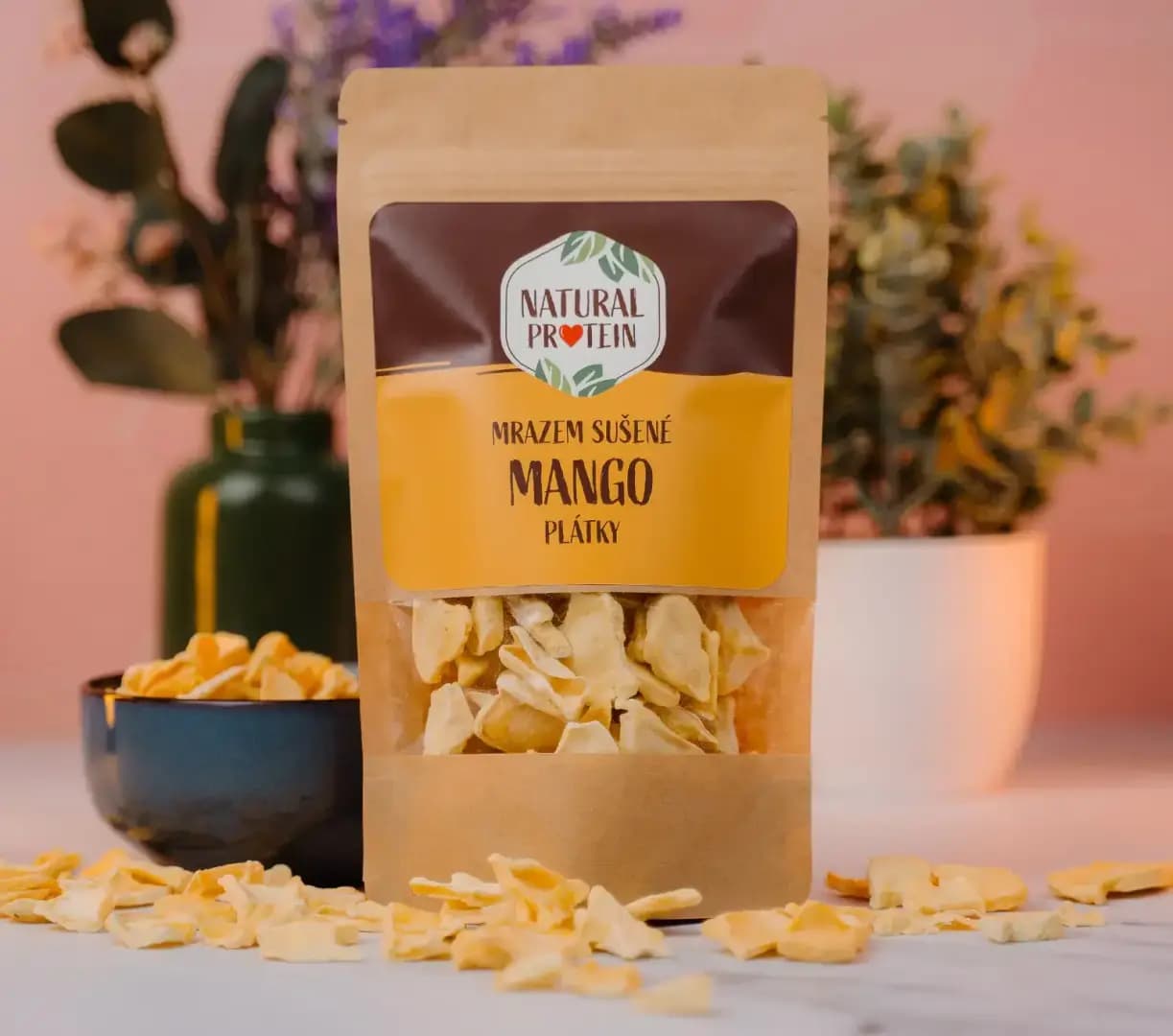 NaturalProtein Mrazem sušené mango plátky - náhled 4