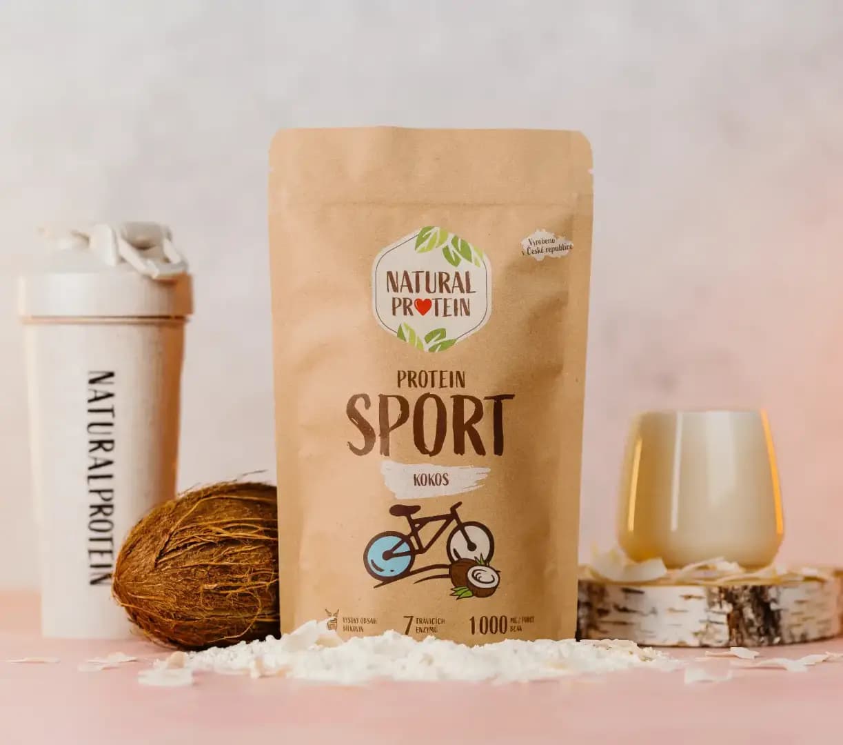 NaturalProtein Protein Sport Kokos - náhled 2
