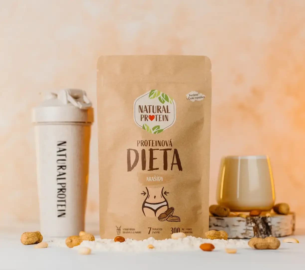 NaturalProtein Proteinová dieta Arašídy - náhled 2