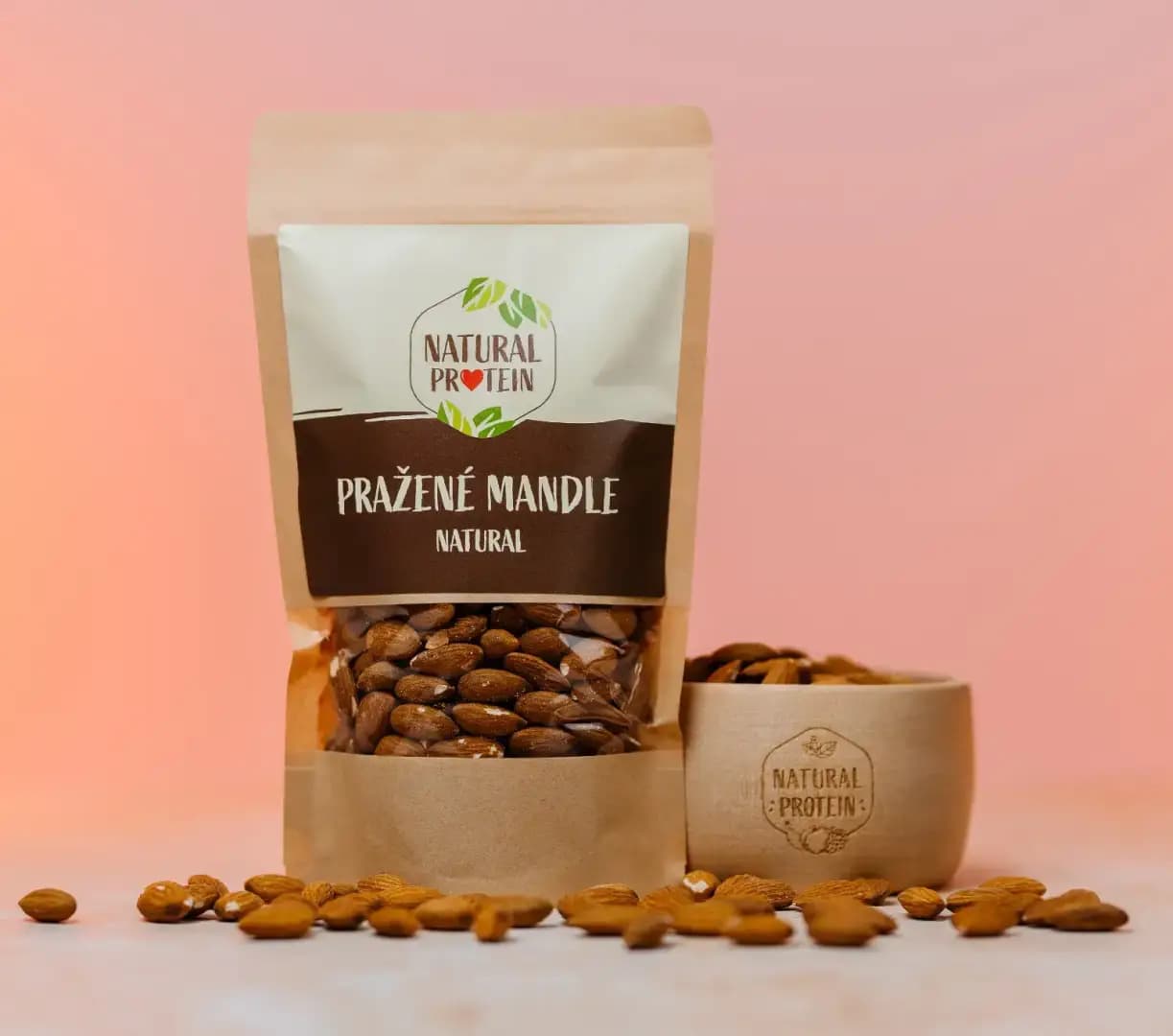 NaturalProtein Mandle pražené Natural - náhled 4