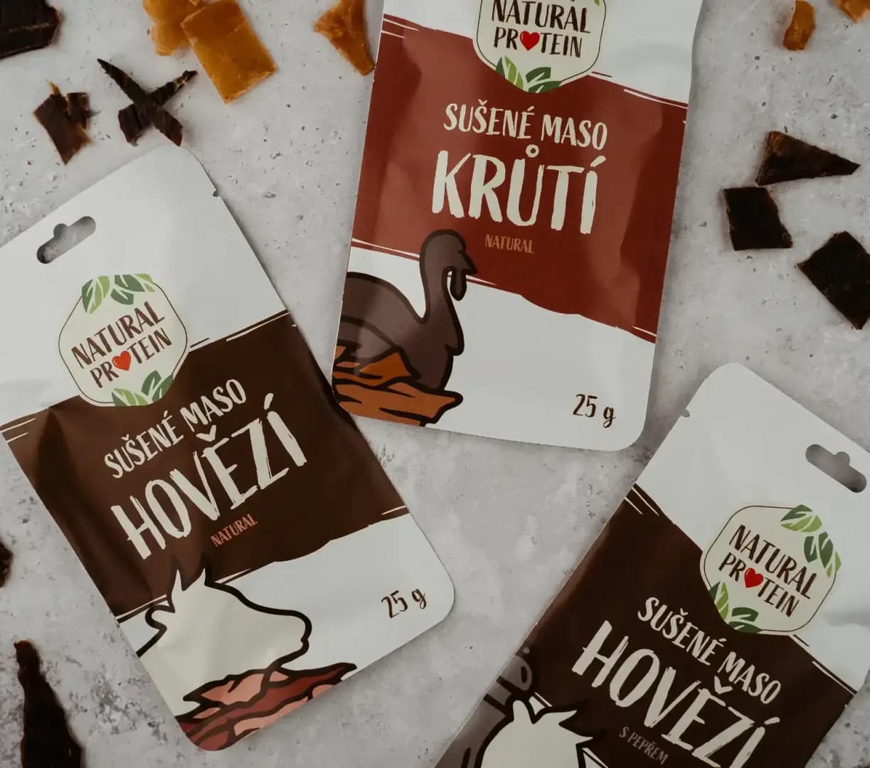 NaturalProtein Sušené maso hovězí - náhled 5