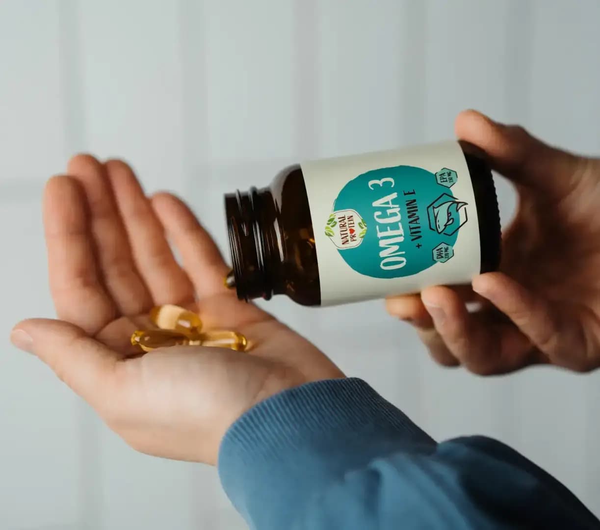 NaturalProtein Omega 3 + Vitamin E - náhled 2