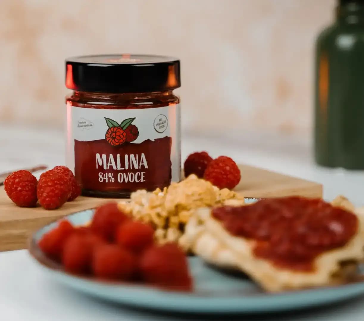NaturalProtein Malinový džem - náhled 2