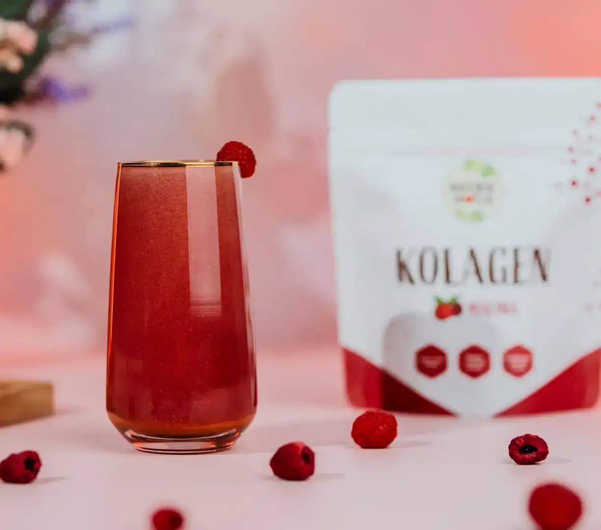NaturalProtein Kolagen Malina - náhled 3