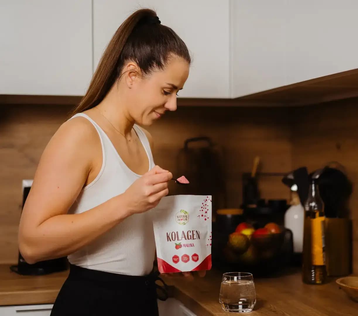 NaturalProtein Kolagen Malina - náhled 2