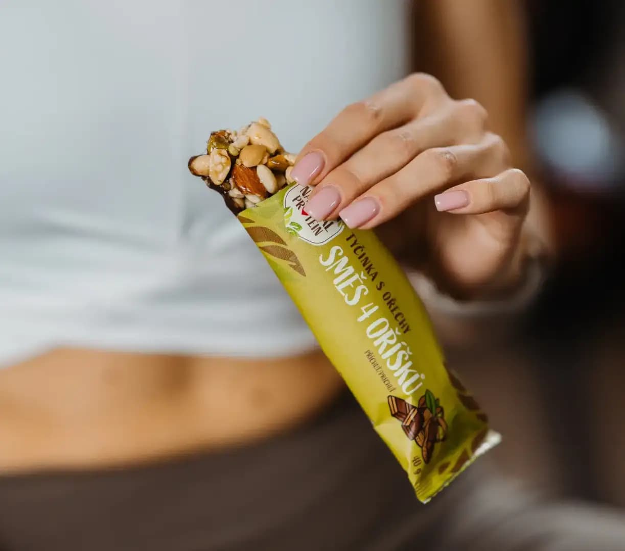 NaturalProtein Ořechová tyčinka směs 4 ořechů - náhled 2