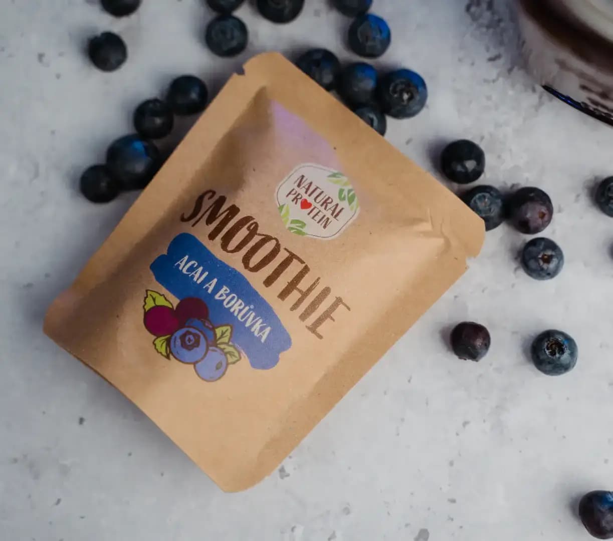 NaturalProtein Smoothie Borůvka + Acai - náhled 5
