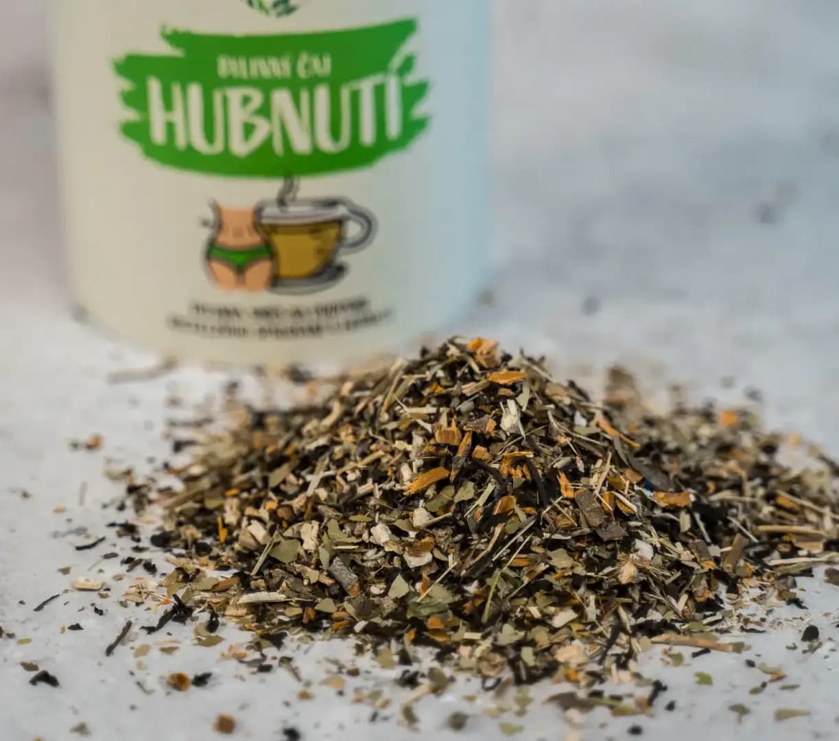 NaturalProtein Bylinný sypaný čaj Hubnutí - náhled 3