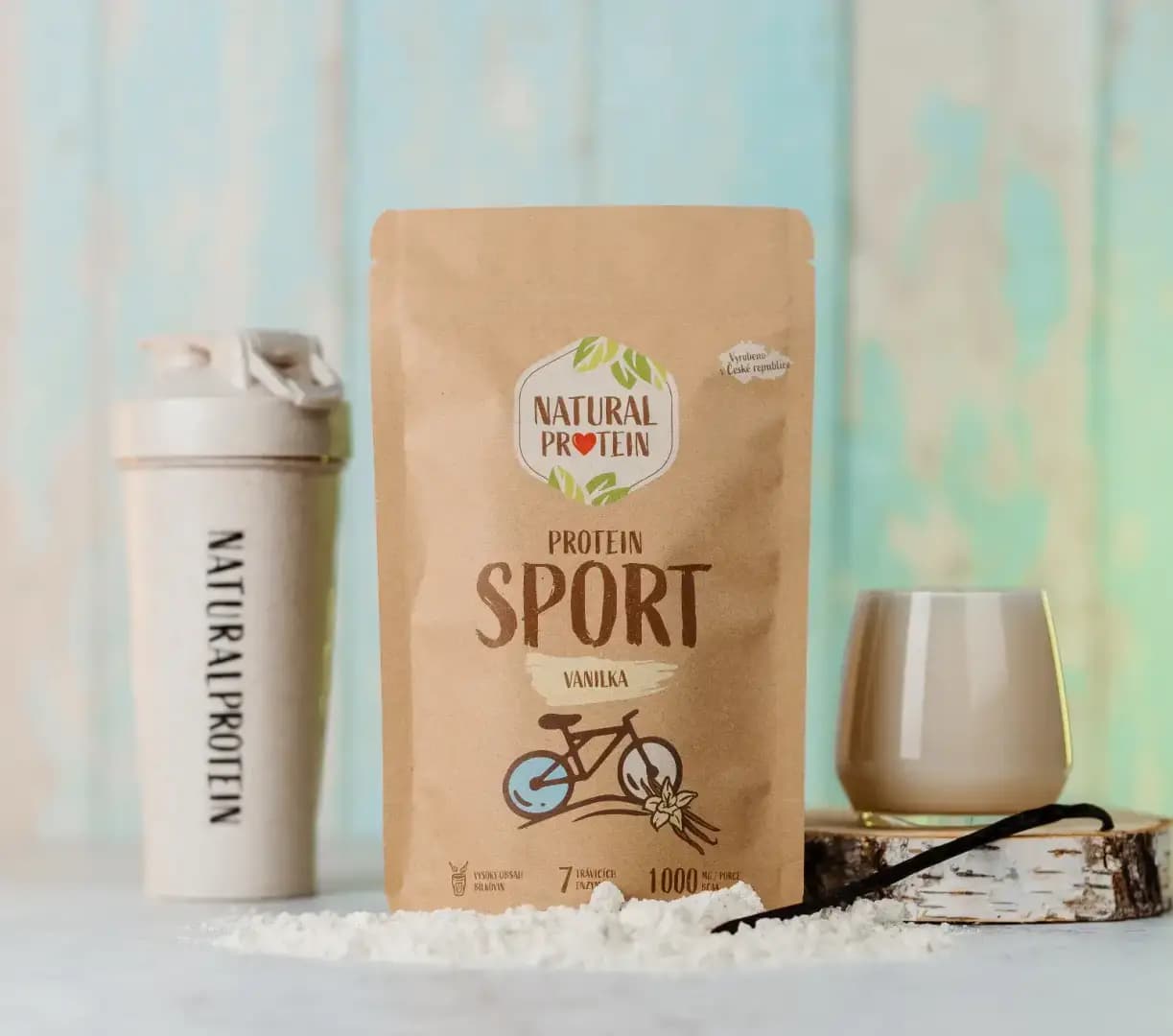 NaturalProtein Protein Sport Vanilka - náhled 2