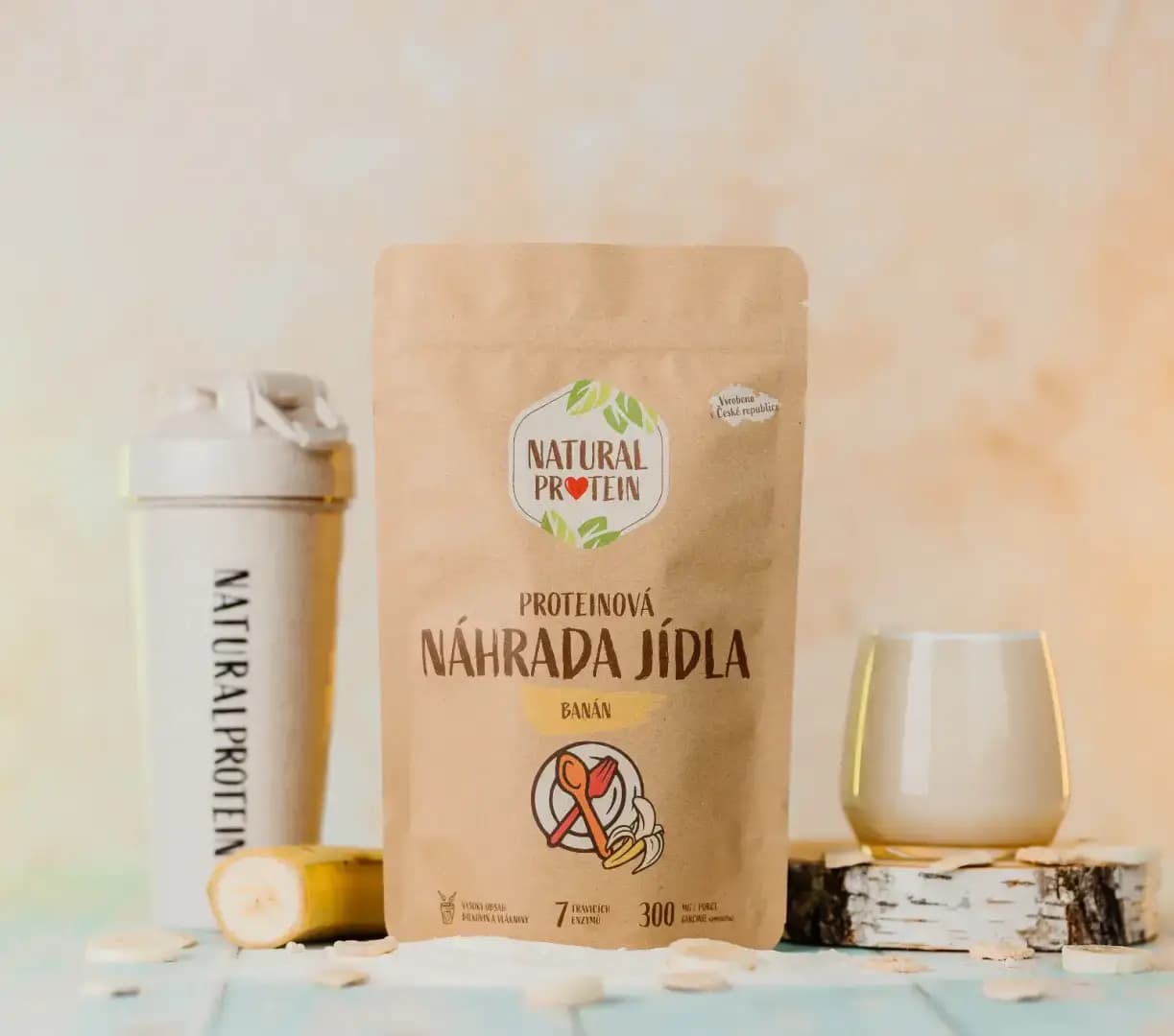 NaturalProtein Náhrada jídla Banán - náhled 2
