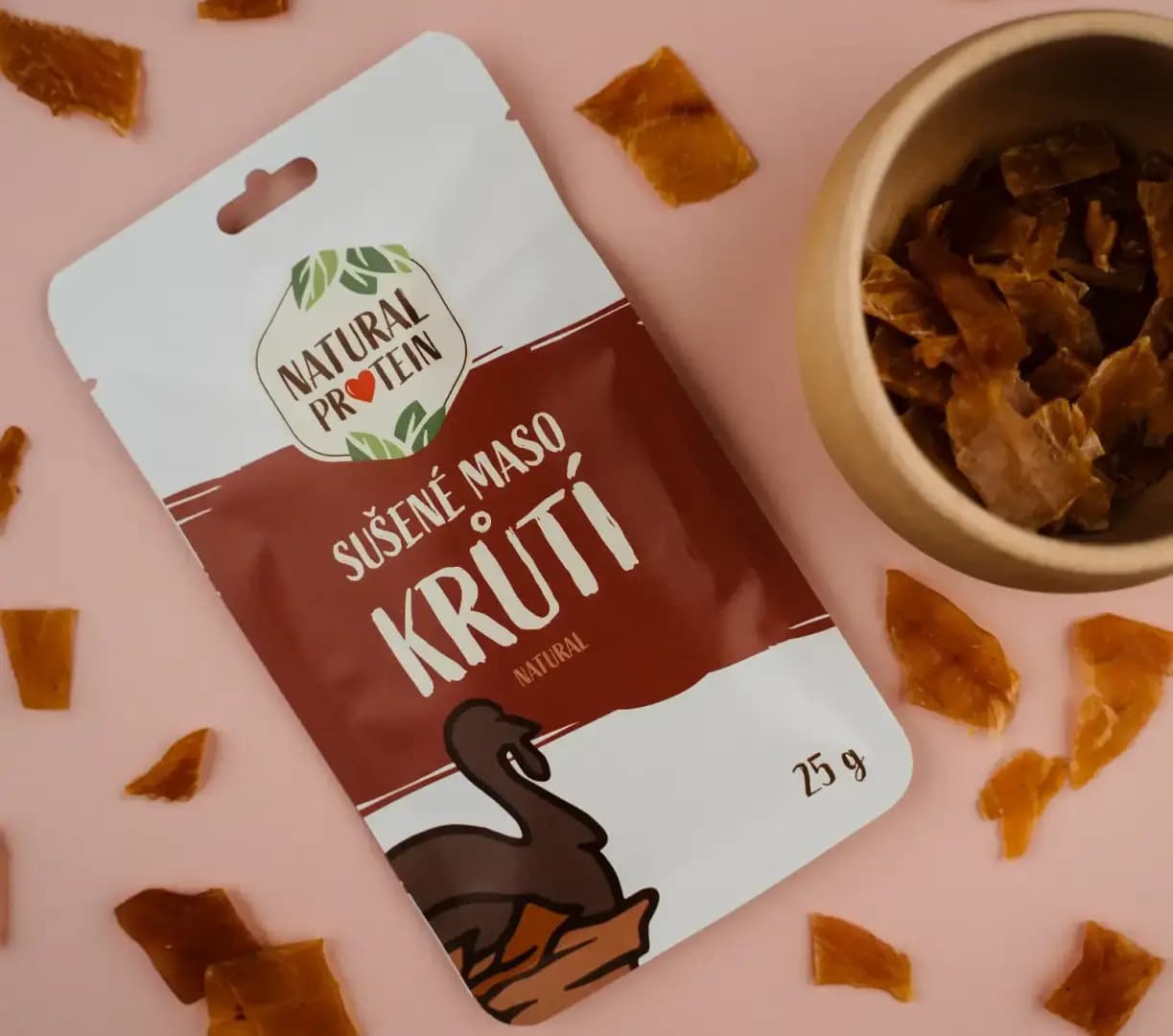 NaturalProtein Sušené maso krůtí - náhled 3