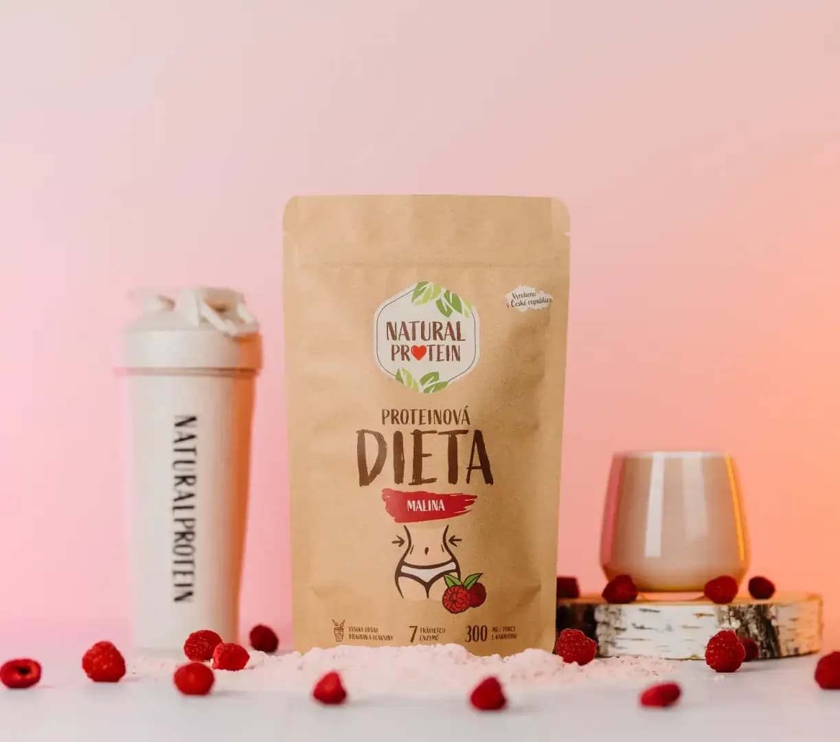 NaturalProtein Proteinová dieta Malina - náhled 2