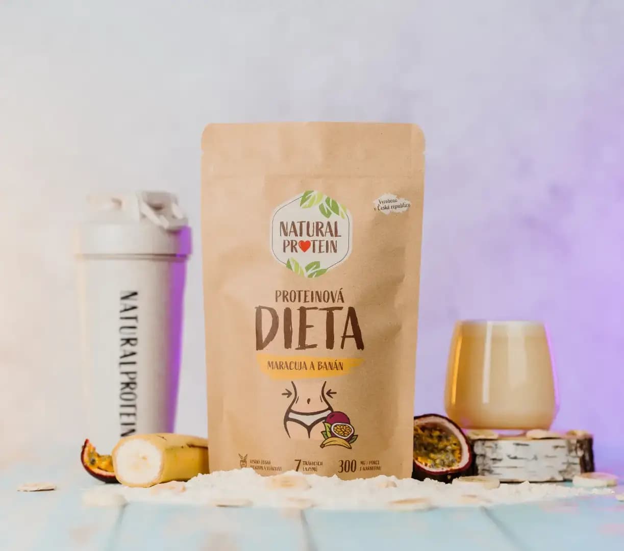 NaturalProtein Proteinová dieta Maracuja a banán - náhled 2