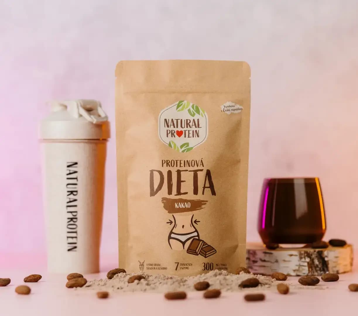 NaturalProtein Proteinová dieta Kakao - náhled 3