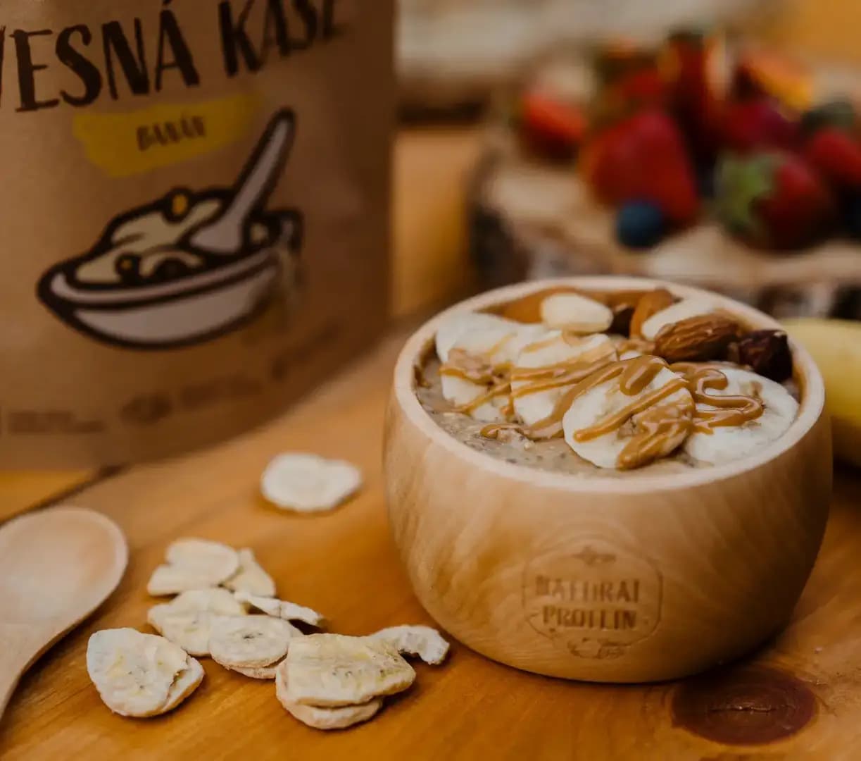 NaturalProtein Proteinová ovesná kaše Banán - náhled 4
