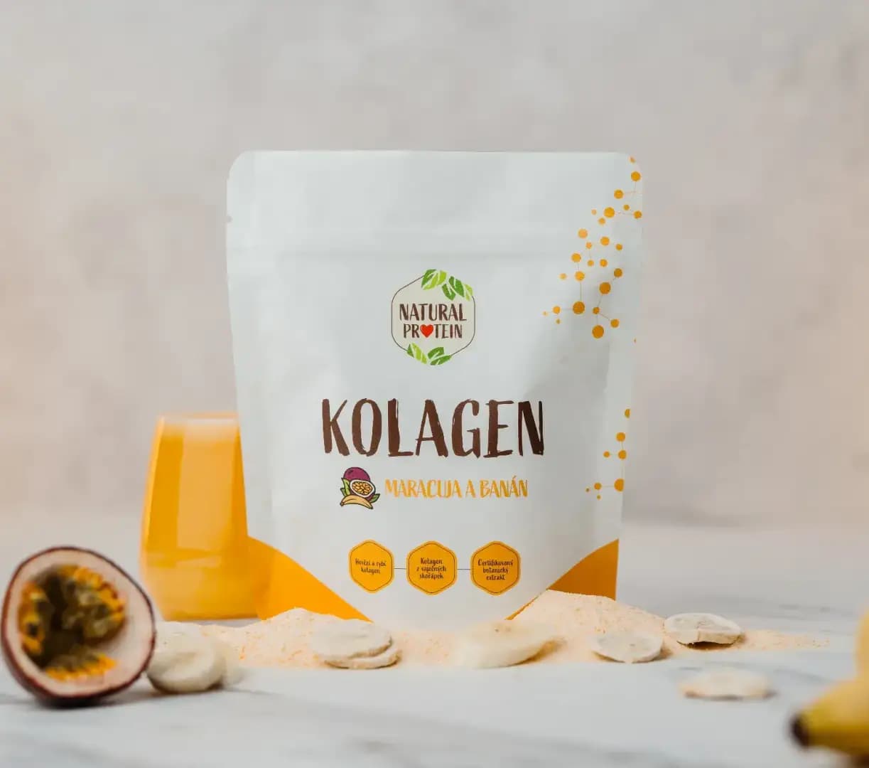 NaturalProtein Kolagen Maracuja a banán - náhled 4
