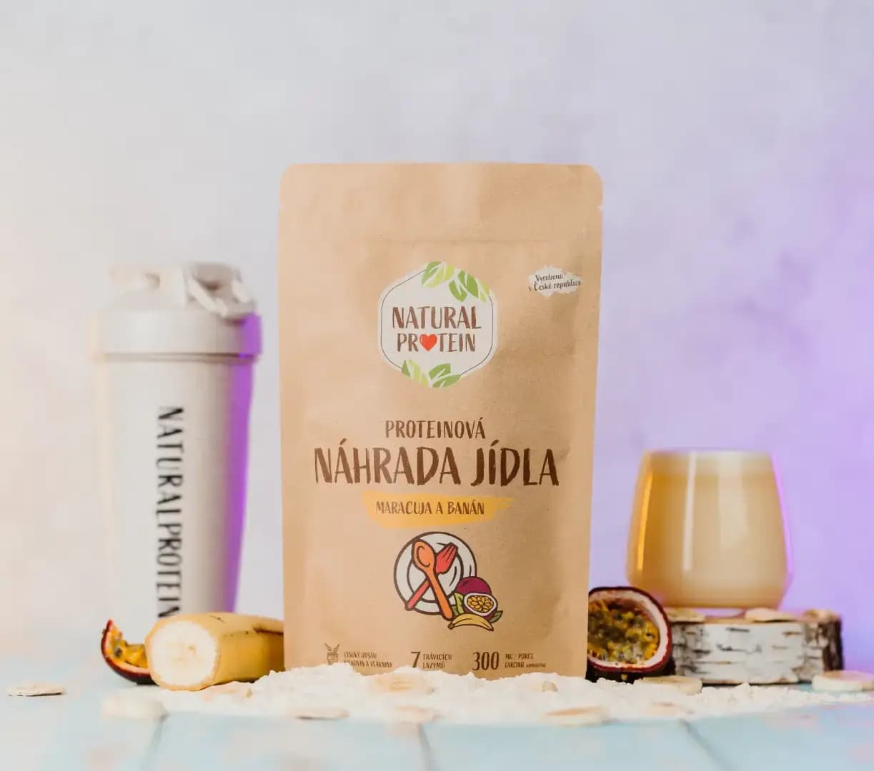 NaturalProtein Náhrada jídla Maracuja a banán - náhled 2