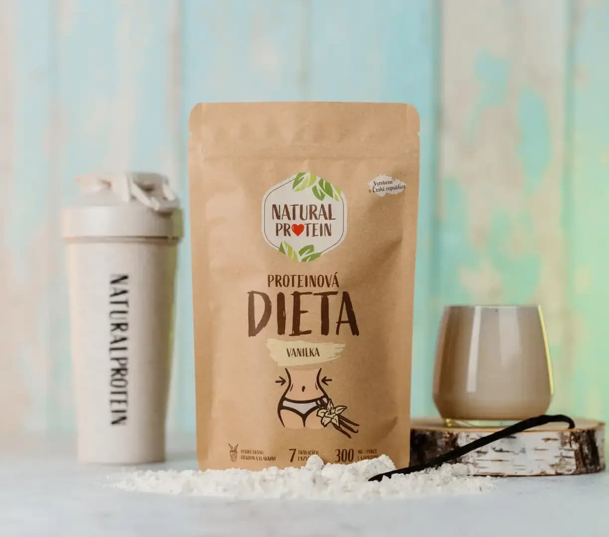 NaturalProtein Proteinová dieta Vanilka - náhled 2