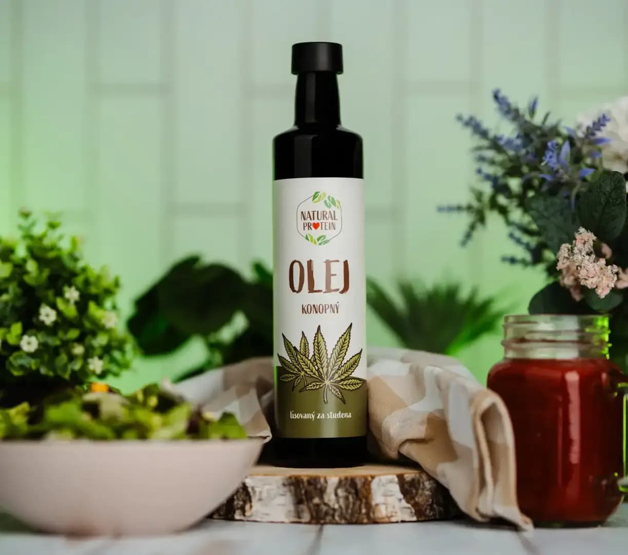 NaturalProtein Konopný olej - náhled 3