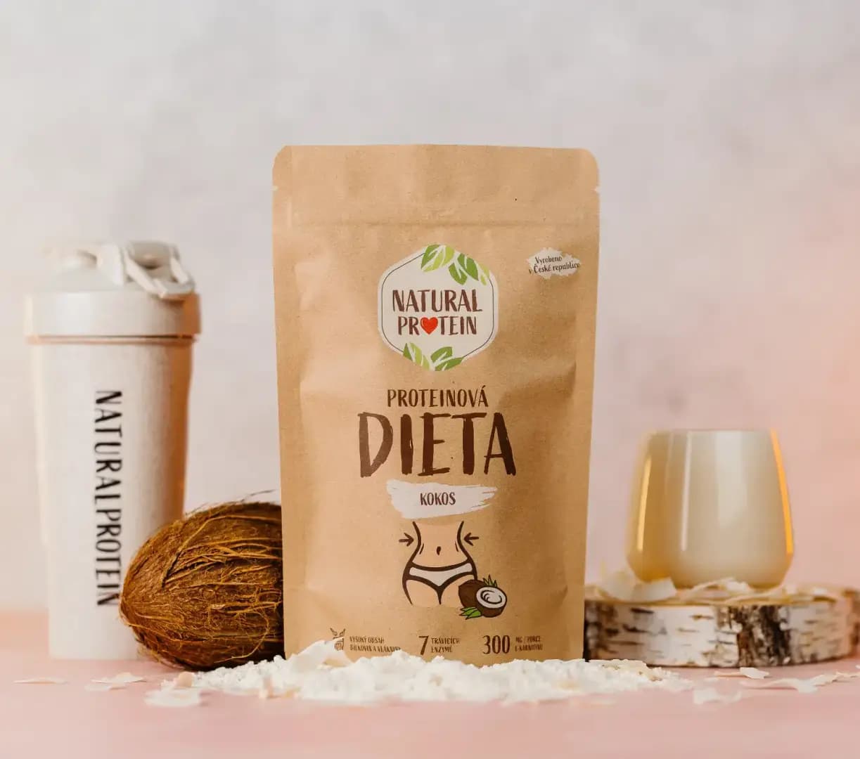 NaturalProtein Proteinová dieta Kokos - náhled 2
