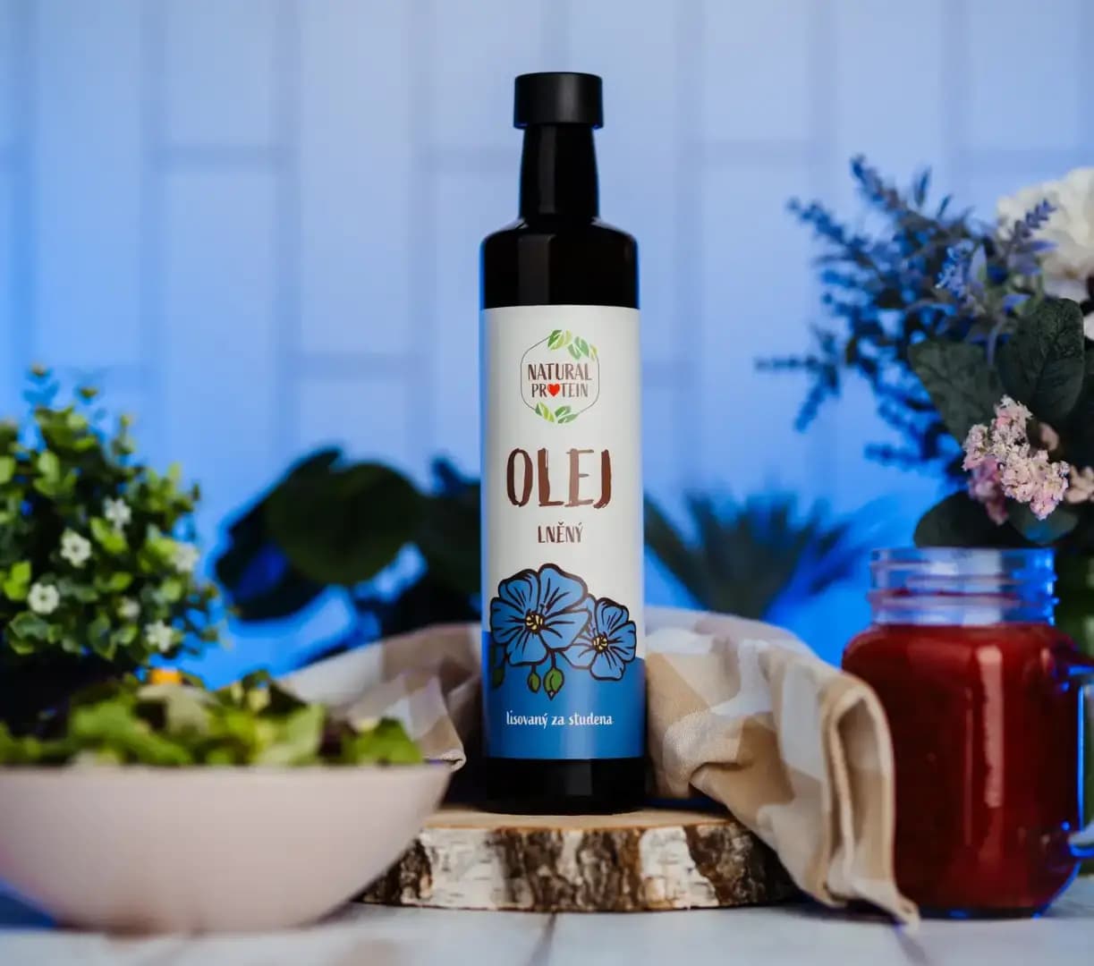 NaturalProtein Lněný olej - náhled 2