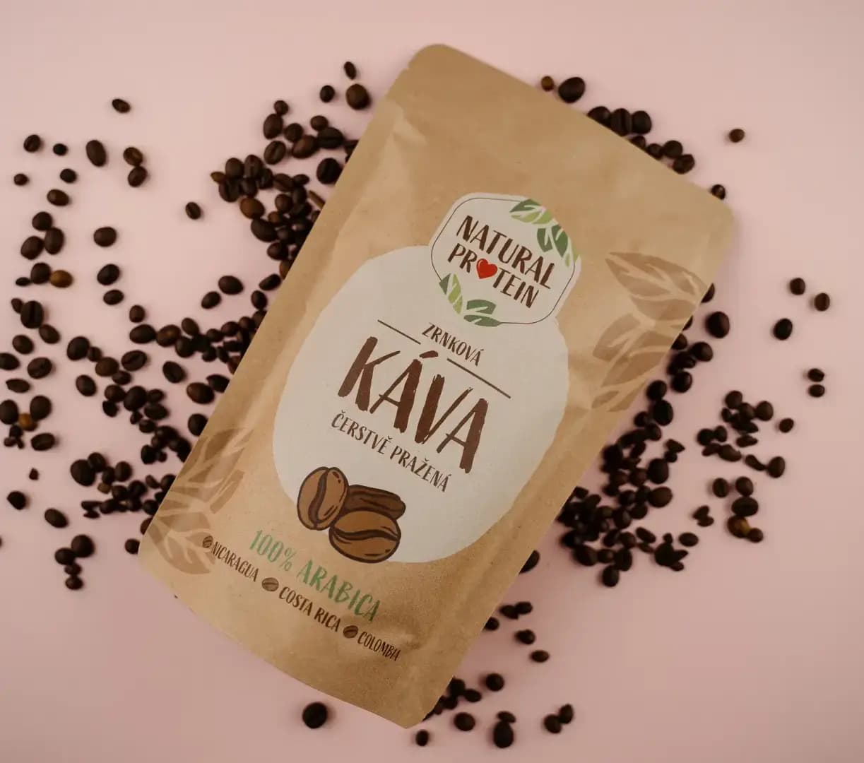 NaturalProtein Zrnková káva 100% Arabica - náhled 3