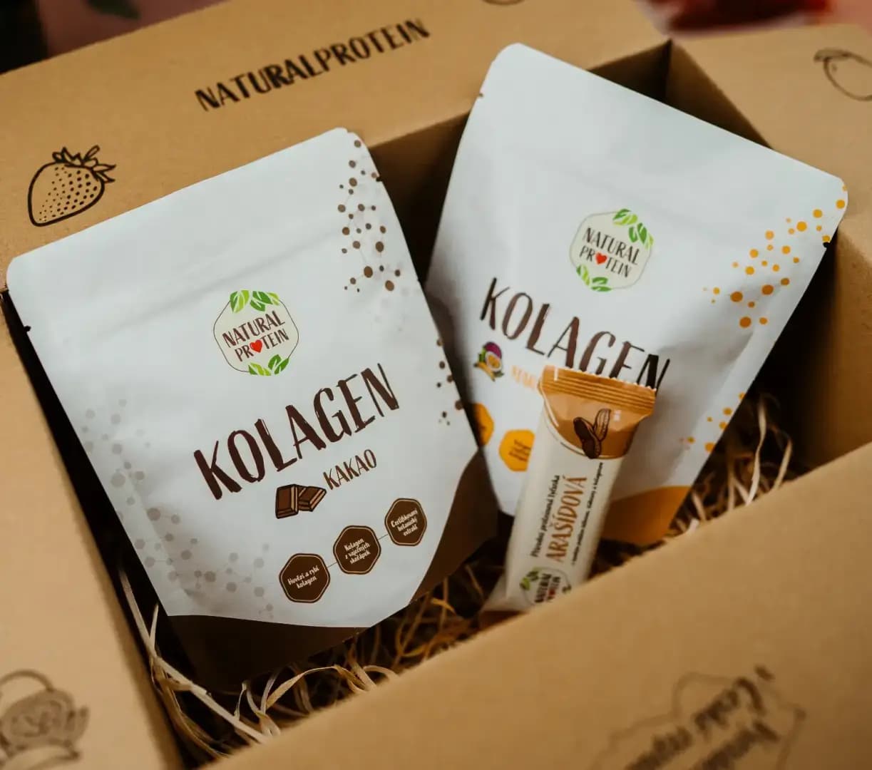 NaturalProtein Kolagen (2x Kolagen + tyčinka) - náhled 2
