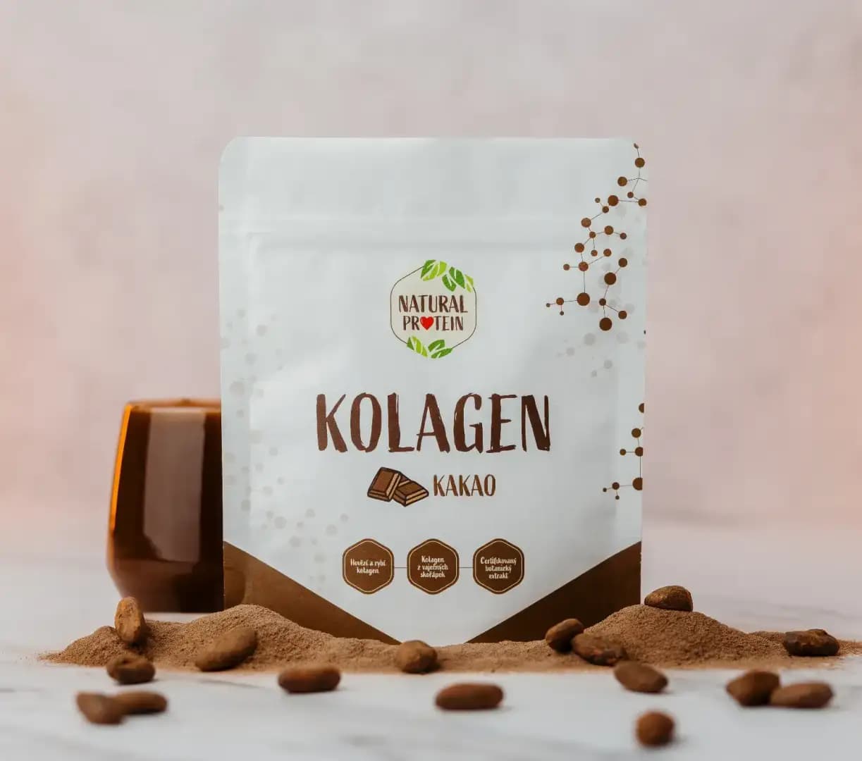 NaturalProtein Kolagen Kakao - náhled 3