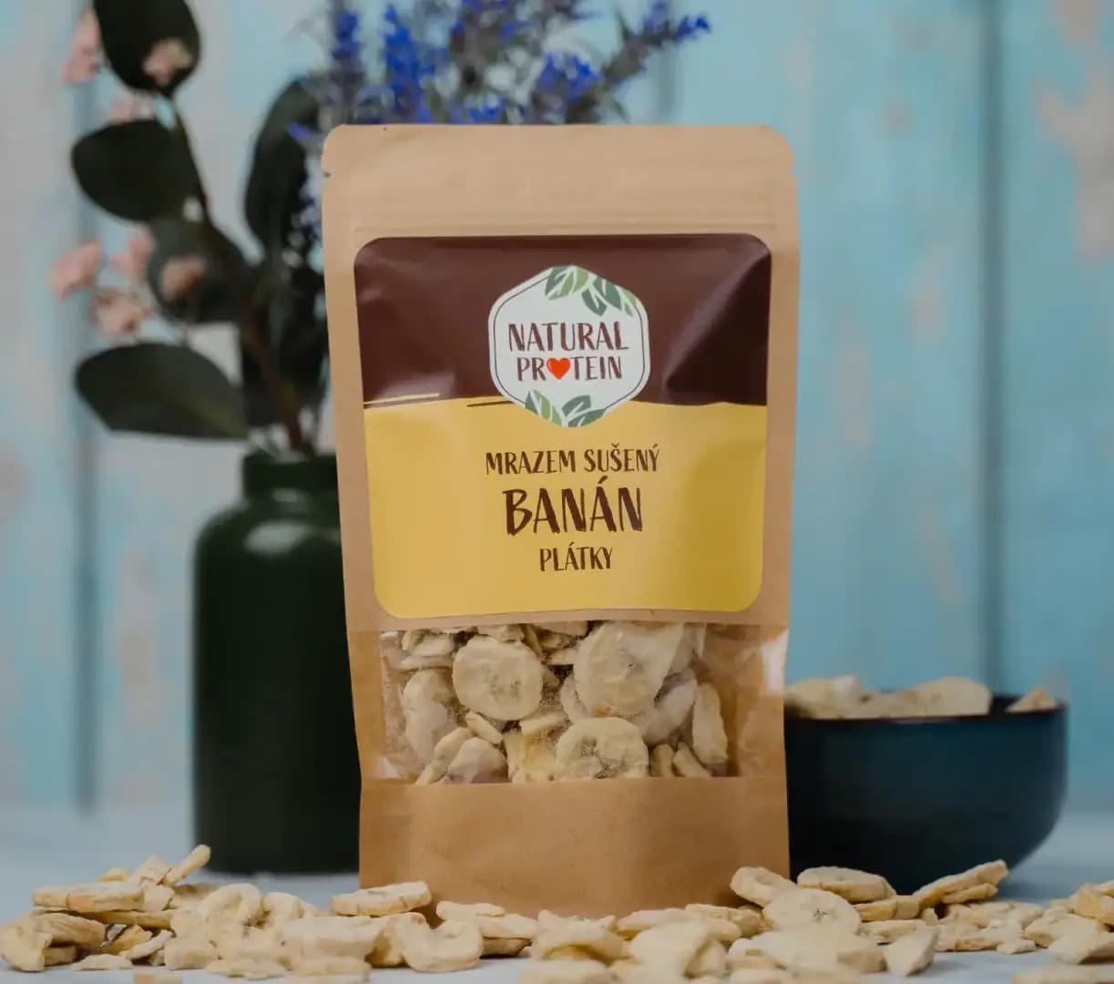 NaturalProtein Mrazem sušené banány Plátky - náhled 4