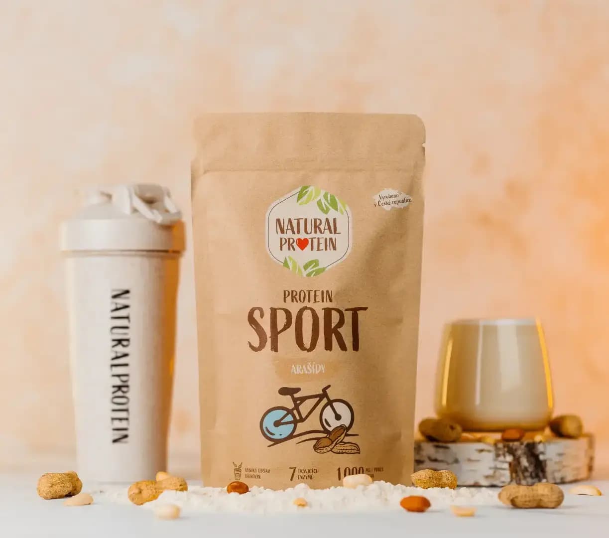 NaturalProtein Arašídový protein (35 g) - náhled 2