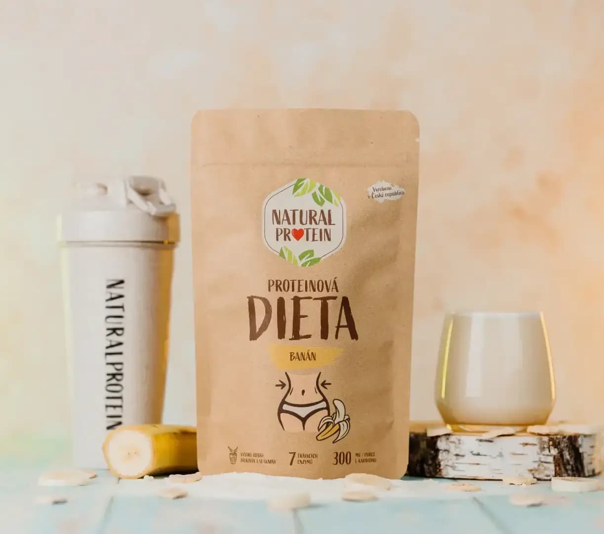 NaturalProtein Proteinová dieta Banán - náhled 2