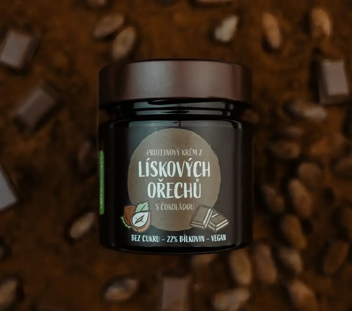NaturalProtein Lískooříškový krém s čokoládou - náhled 2