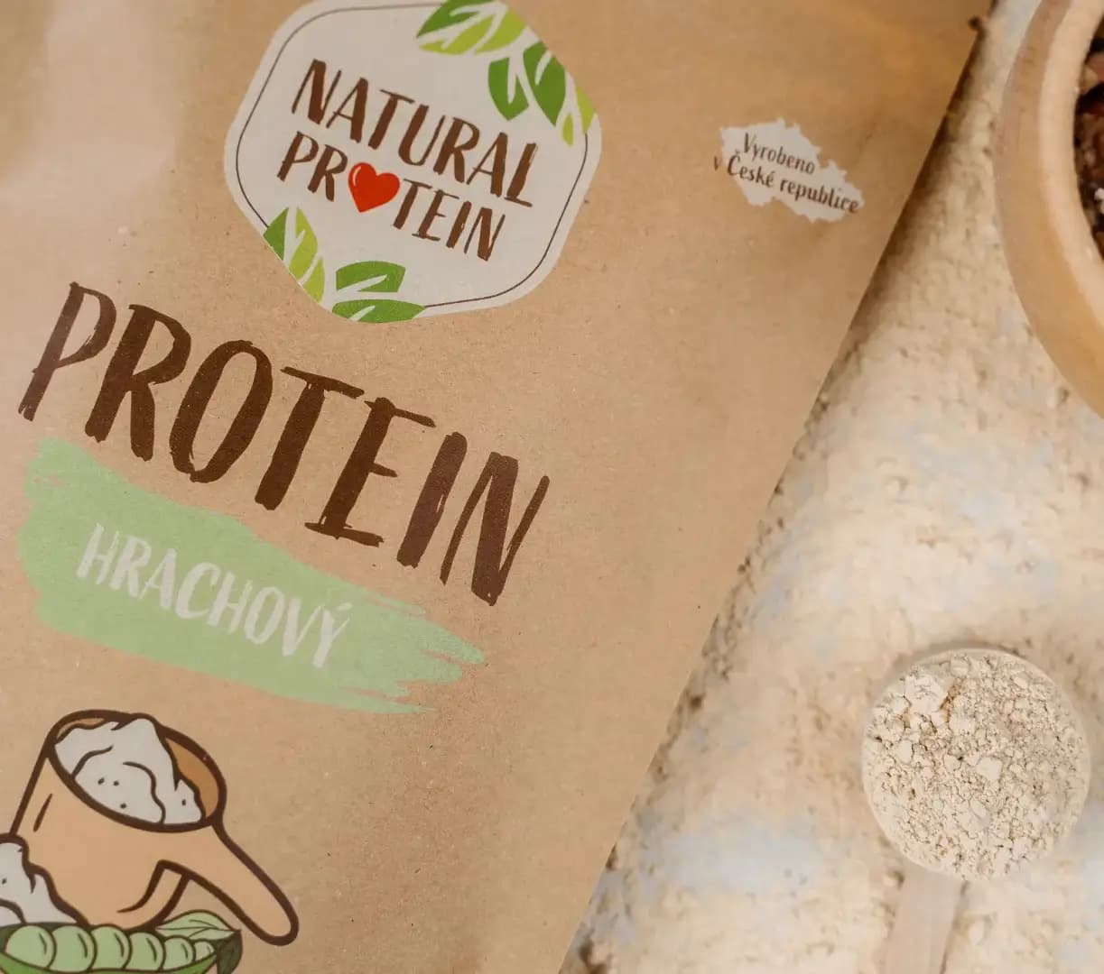 NaturalProtein Hrachový protein - náhled 4