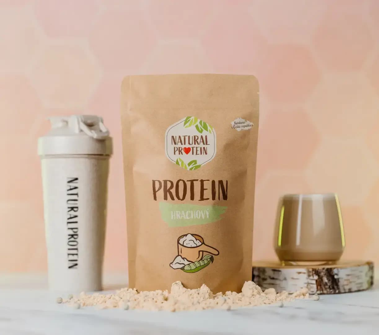 NaturalProtein Hrachový protein - náhled 2
