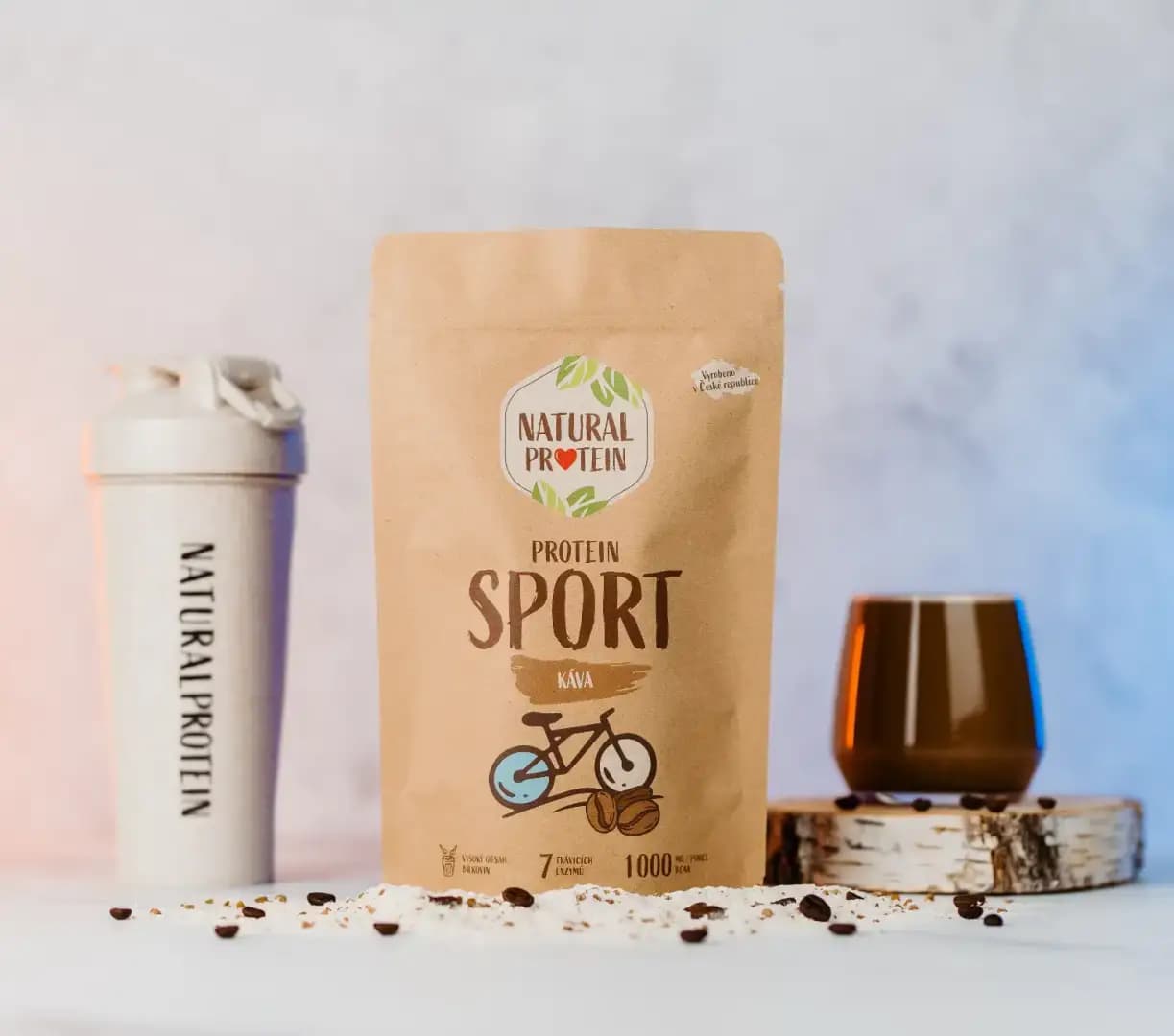 NaturalProtein Protein Sport Káva - náhled 2