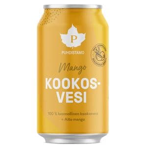 Puhdistamo Coconut Water 310ml mango (Kokosová voda) - Puhdistamo
