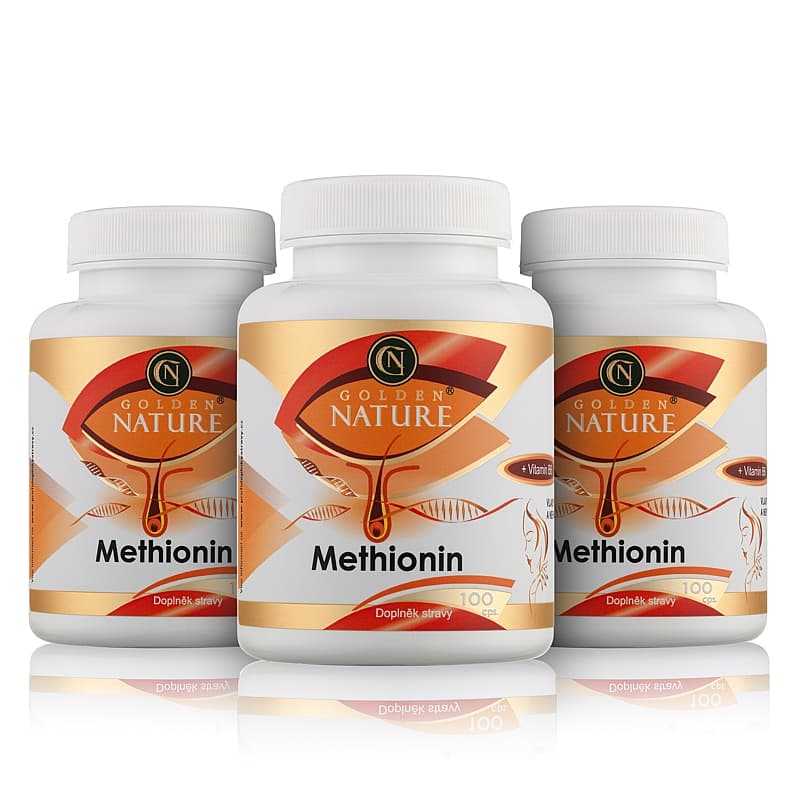2+1 Golden Nature Methionin+Vitamin B6 300 cps. - Golden Nature