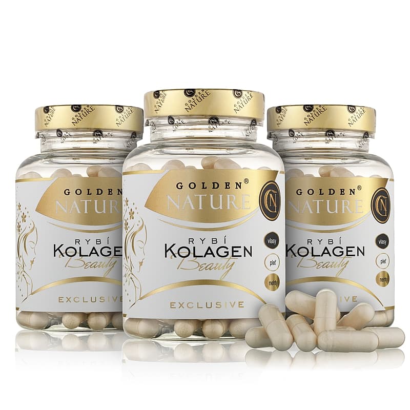 2+1 GN Exclusive Rybí kolagen Beauty complex 300 cps. - Golden Nature