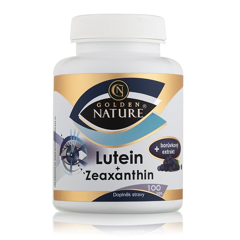 Golden Nature Lutein+Zeaxanthin 100 cps. - Golden Nature