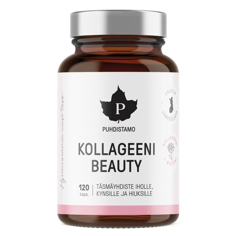 Puhdistamo Collagen Beauty 120 kapslí (Kolagenové peptidy Verisol) - Puhdistamo