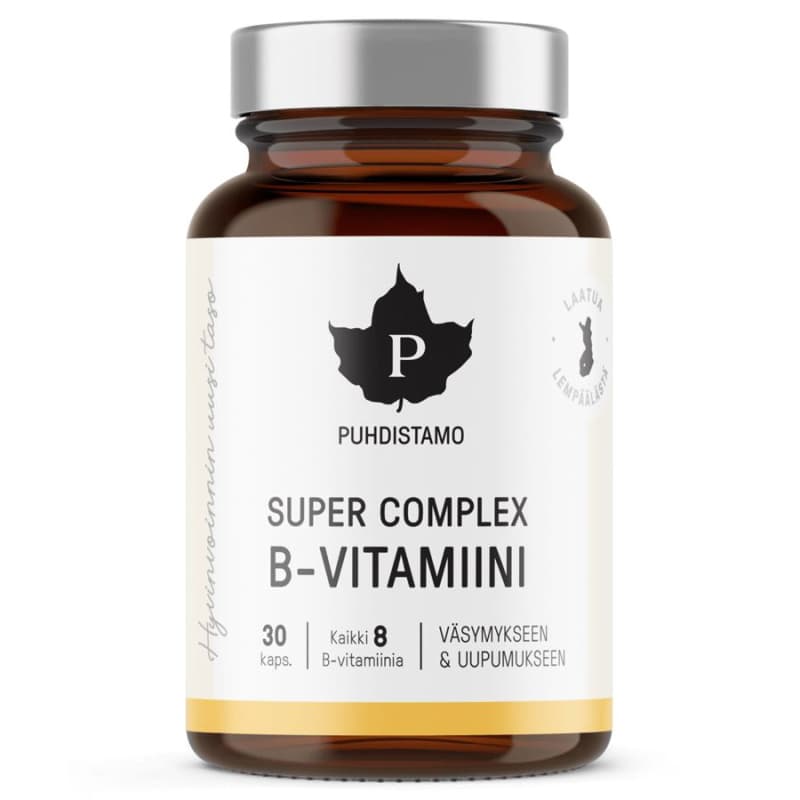 Puhdistamo Super Vitamin B Complex 30 kapslí - Puhdistamo