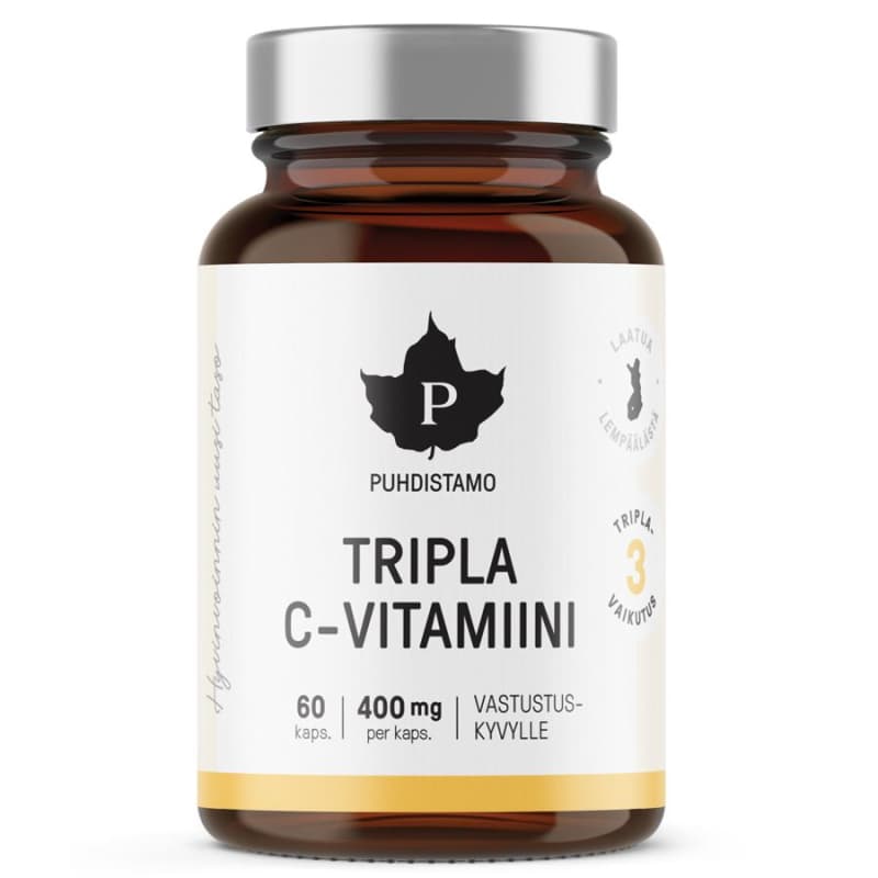 Puhdistamo Triple Vitamin C 60 kapslí - Puhdistamo