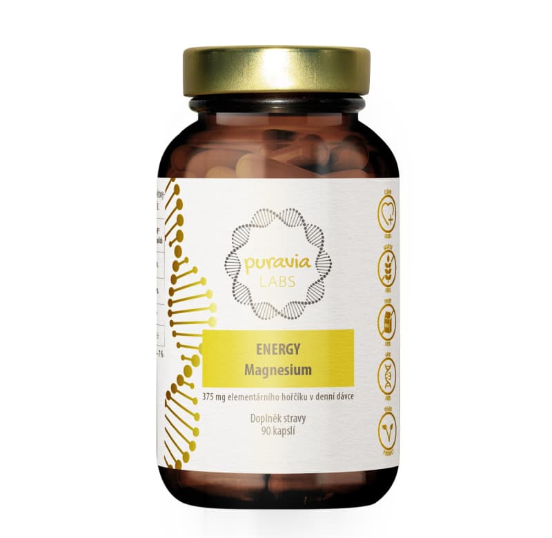 Puravia LABS Magnesium Energy, 90 kapslí - PuraviaLabs