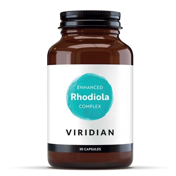 Viridian Enhanced Rhodiola Complex 30 kapslí (Komplex Rozchodnice růžové s adaptogeny) - Viridian