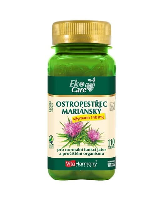 VitaHarmony Ostropestřec Mariánský 140 mg 110 tob. - Vitaharmony