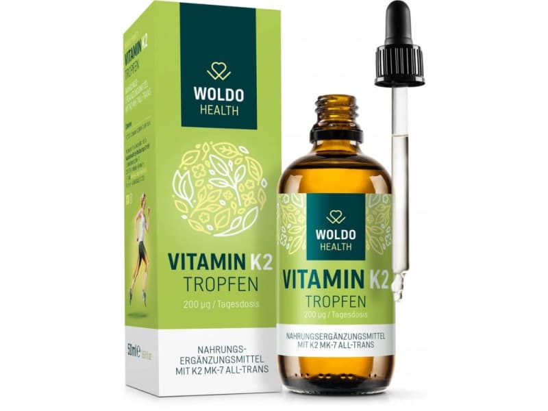 Woldohealth Vitamín K2 Vegan MK-7 200 μg 50 ml - Woldohealth
