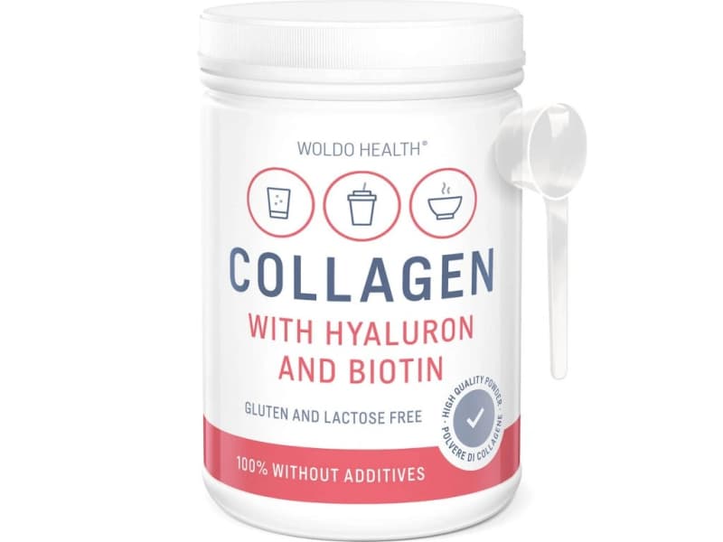 Woldohealth Kolagen s kyselinou hyaluronovou 500g - Woldohealth