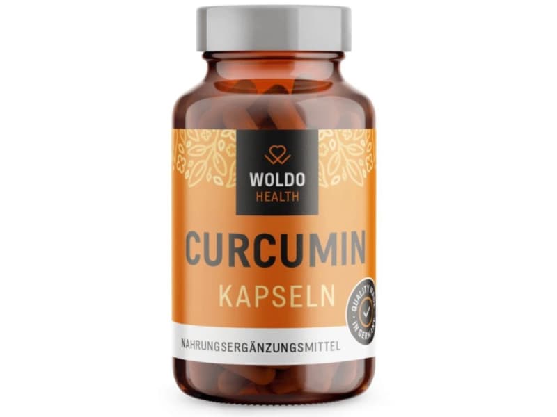 Woldohealth Kurkumin s piperinem 120 kapslí - Woldohealth