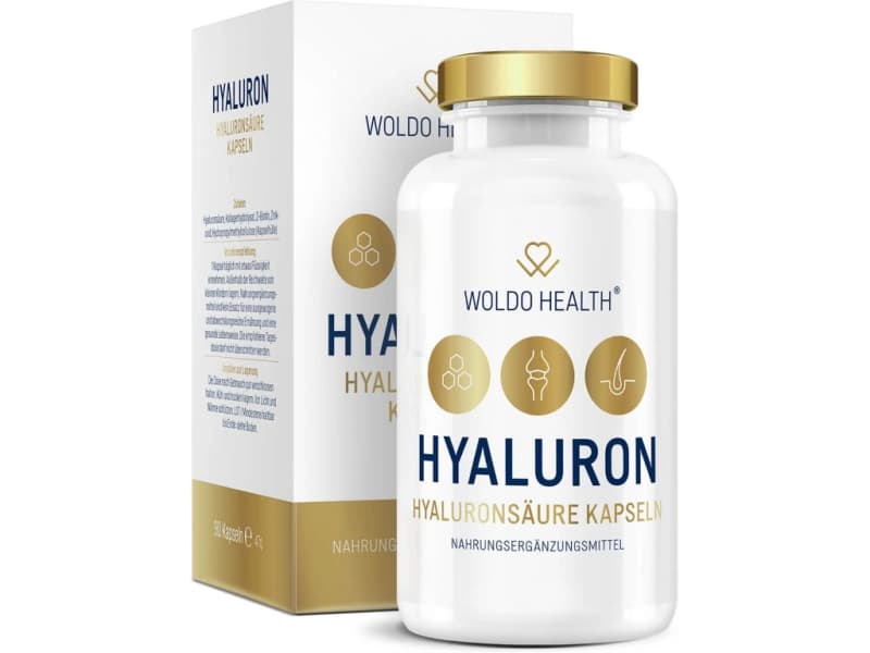 WoldoHealth Kyselina hyaluronová s kolagenem 90 cps. - Woldohealth