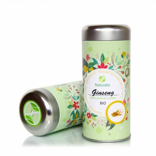 Ženšen sibiřšký Naturalis BIO dóza - 100g - Naturalis